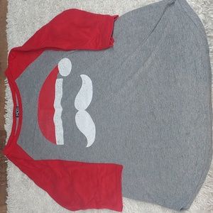 Christmas Santa shirt womens LG